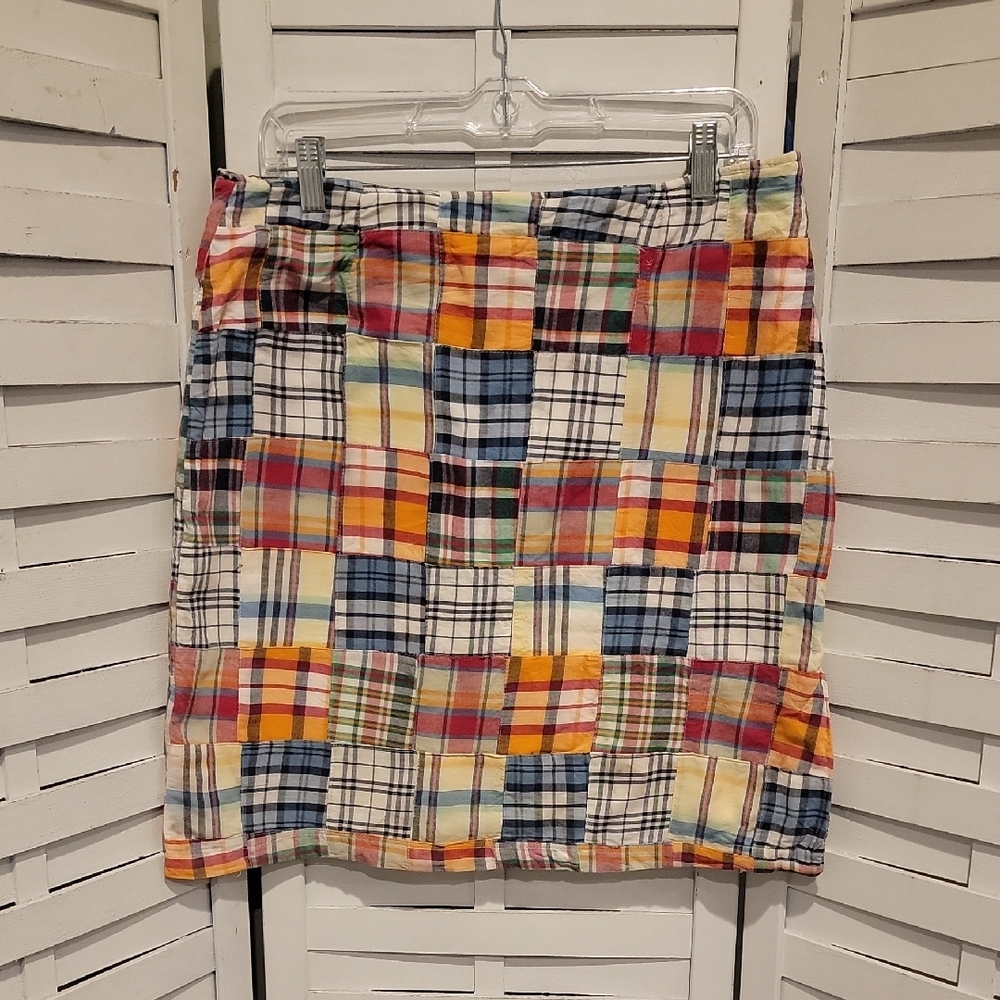 Moka Sport Plaid Patchwork Mini Skirt Size 12